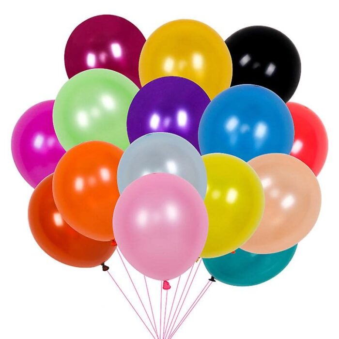 25 pcs MultiColor Metallic Chrome Balloons for Birthday Decoration items celebration Anniversary Girls Boys Men Women